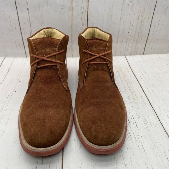 Martin Dingman Mens Suede Chukka Boots Brown Size 11W Wide Made Brazil Lace Up main image 10